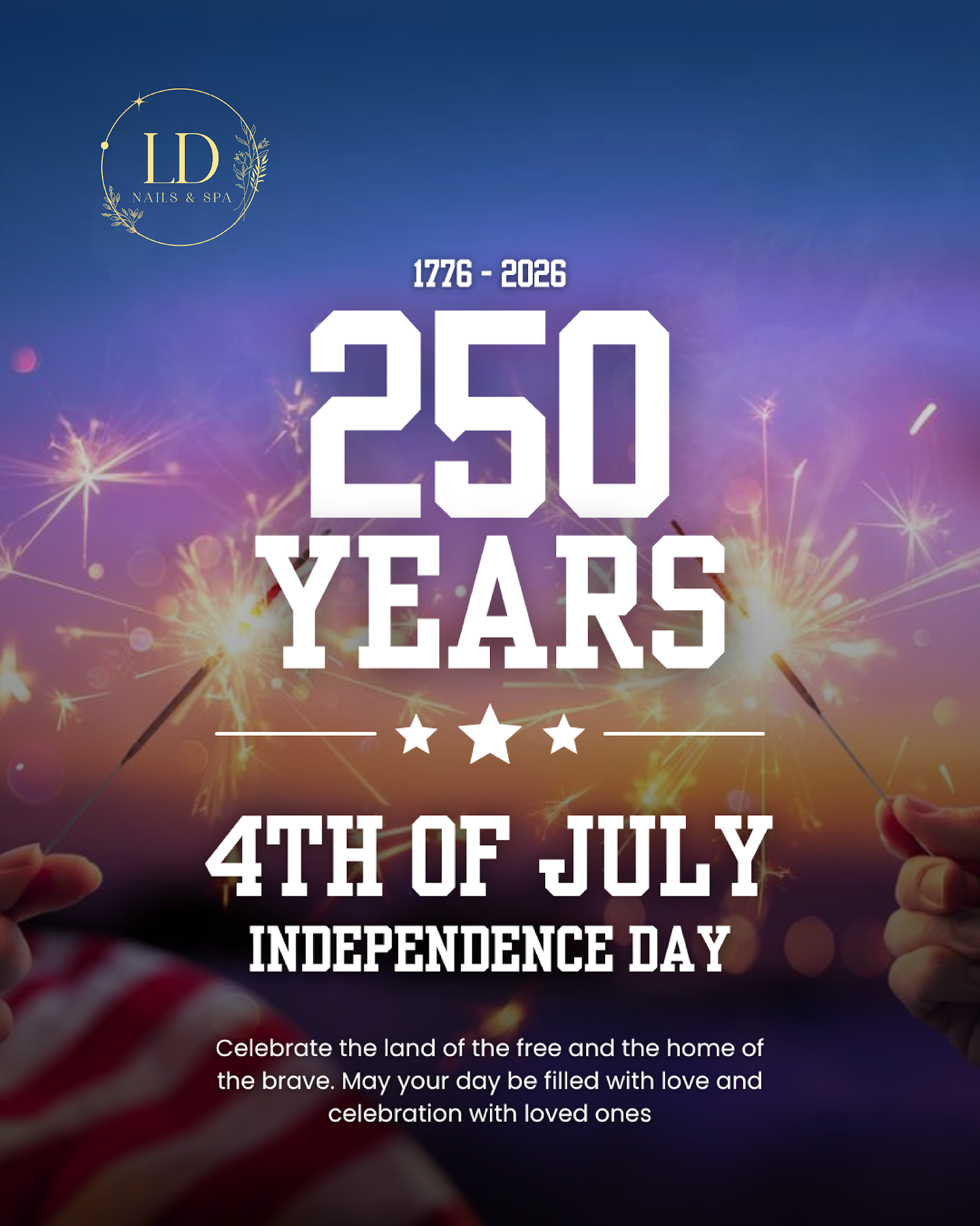 LD Nails & Spa logo
